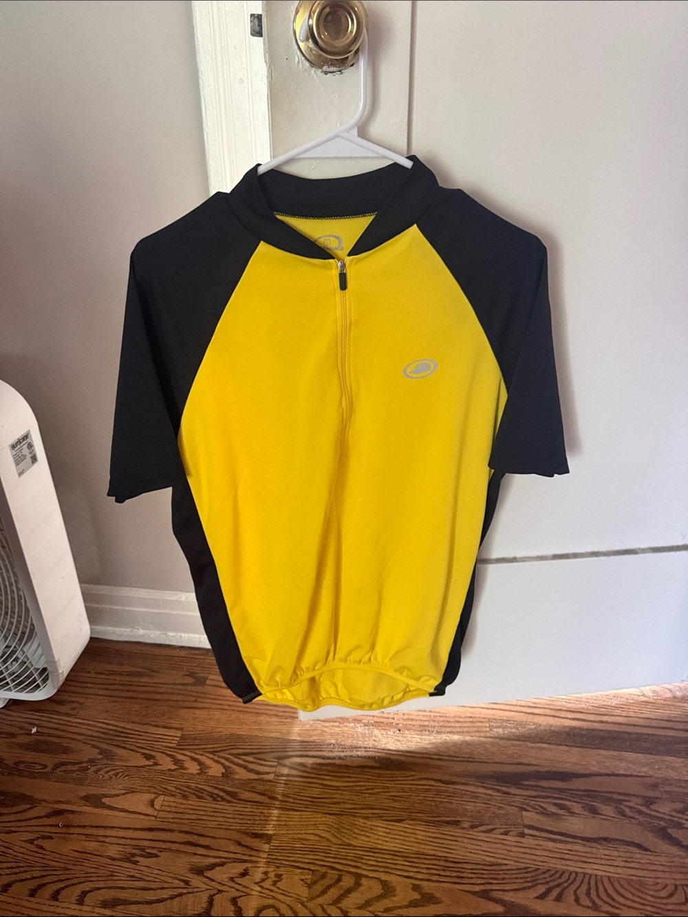 Yellow & Black Short Sleeve Cycling Jersey